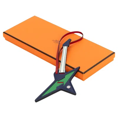 Pre-owned Hermes Hermès Guitar Charm Bag W/pick Tadelakt In Orange