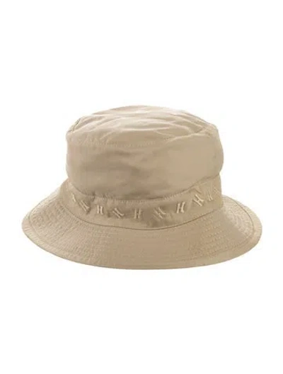 Pre-owned Hermes H Bucket Hat In Neutral