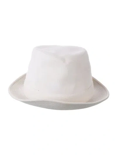 Pre-owned Hermes H Bucket Hat In Neutrals