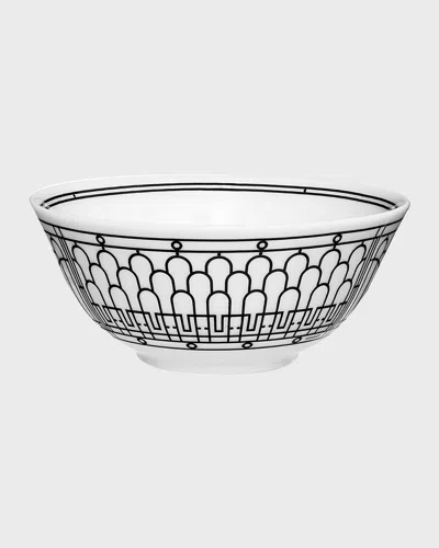 Pre-owned Hermes H Deco Medium Bowl In Multi