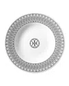 Pre-owned Hermes H Deco Soup Plate In Multi