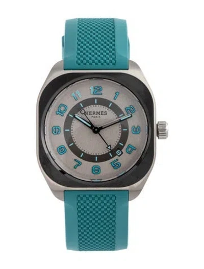 Pre-owned Hermes H08 Series Watch In Multicolor