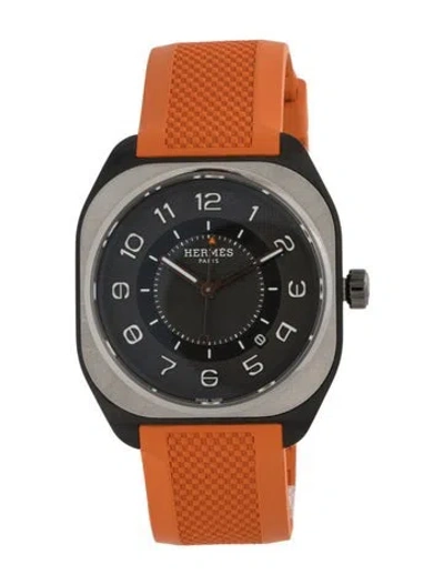 Pre-owned Hermes H08 Watch In Multicolor