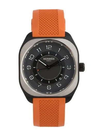 Pre-owned Hermes H08 Watch In Multicolor