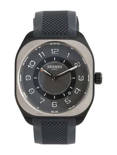 Pre-owned Hermes H08 Watch In Multicolor