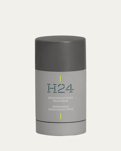 Hermes H24 Refreshing Stick Deodorant, 2.6 Oz. In Gray