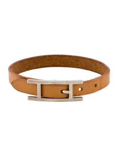 Pre-owned Hermes Hapi Single Tour Bracelet In Multi