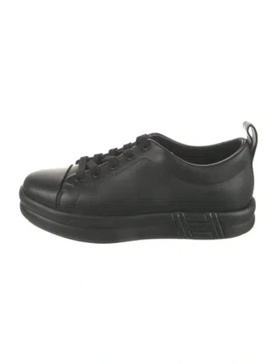 Pre-owned Hermes Happy Sneakers In Black
