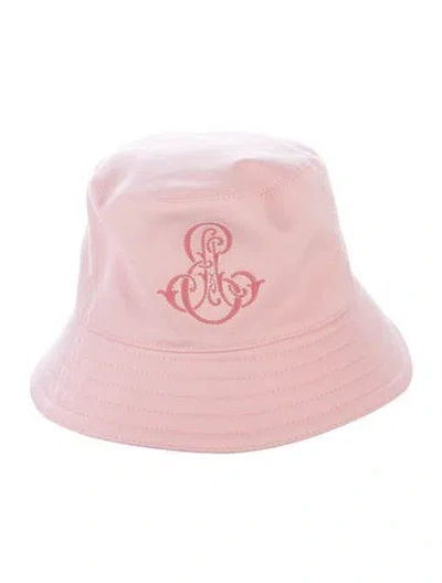 Pre-owned Hermes Harper Emile Bucket Hat In Pink