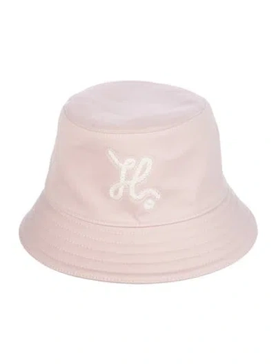 Pre-owned Hermes Harper Nautic Bucket Hat In Pink