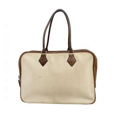 Pre-owned Hermes Havane Toile H Tote Bag ()