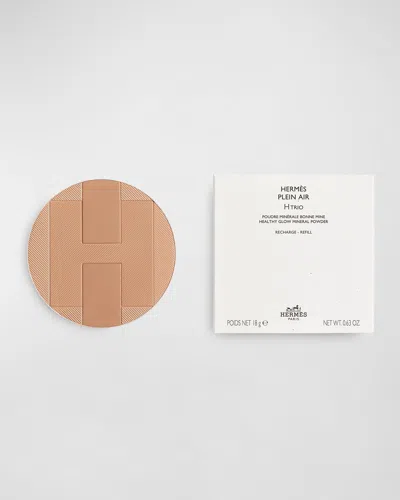 Hermes Healthy Glow Mineral Powder Refill, Sahara, 0.63 Oz. In White