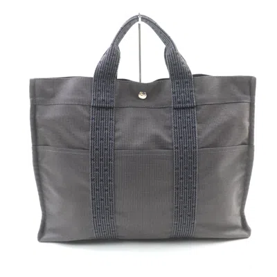 Pre-owned Hermes Her Line Gray Tote Bag ()