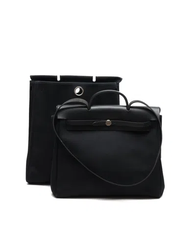 Hermes Hermès Herbag 39 Bag In Black