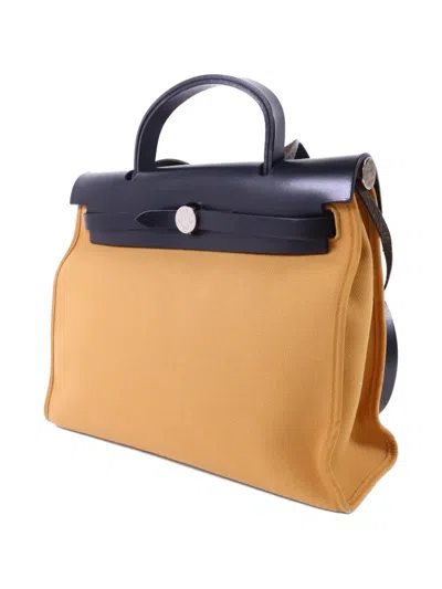 Pre-owned Hermes Herbag Pm Tote Bag In Neutral