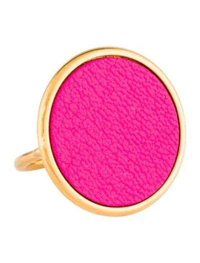 Pre-owned Hermes Heritage Equestre Cocktail Ring In Multi