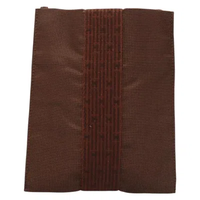 Pre-owned Hermes Hermès Herline Brown Canvas Shoulder Bag ()