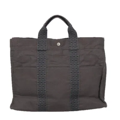 Pre-owned Hermes Hermès Herline Brown Canvas Tote Bag ()