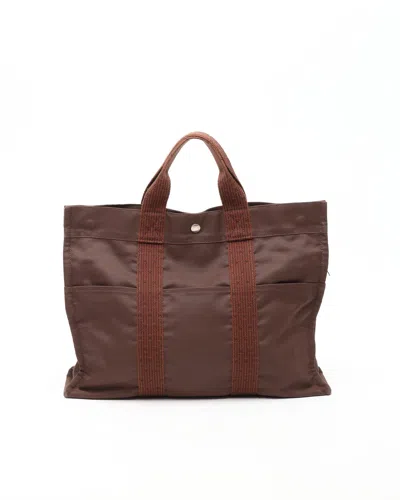 Hermes Hermès Herline Fourre-tout Mm Tote Bag In Brown