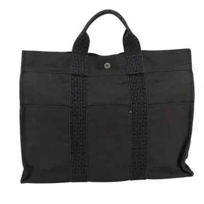 Pre-owned Hermes Hermès Herline Grey Polyester Tote Bag ()