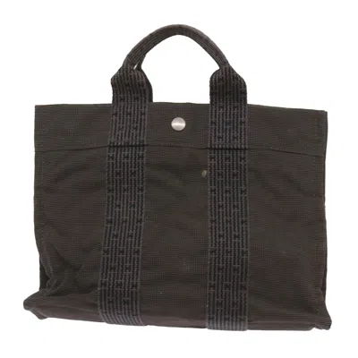 Pre-owned Hermes Hermès Herline Khaki Canvas Tote Bag ()