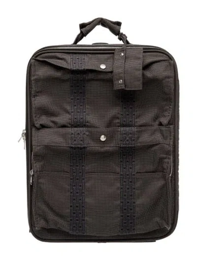 Pre-owned Hermes Herline Trolley In Grey
