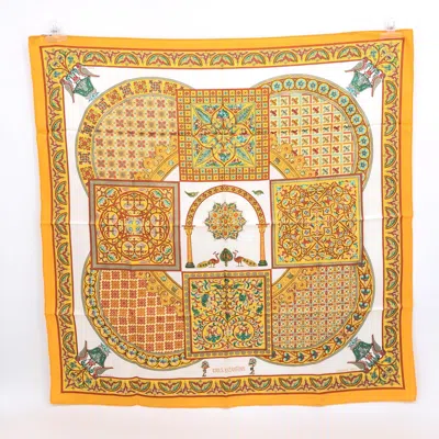 Pre-owned Hermes Hermès Hermès Carre 45 100% Silk Scarf "ciels Women's Byzantins" () In Multi