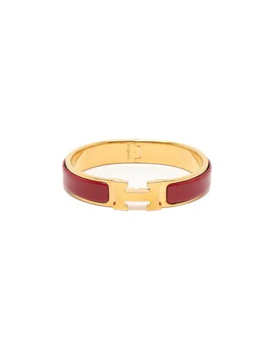 Hermes Hermès Hermés Clic H Bracelet In Red