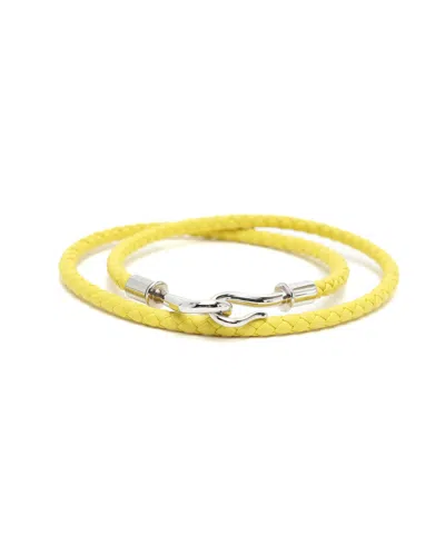 Pre-owned Hermes Hermès  Double Jumbo Bracelet In Yellow