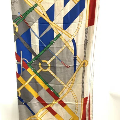 Pre-owned Hermes Hermès Hermès Parcours Sans Faute Cashmere Women's Scarf () In Multi
