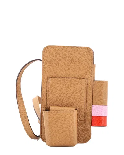 Pre-owned Hermes Hermès Way Phone Case Crossbody Bag Epsom (authentic Pre-loved)