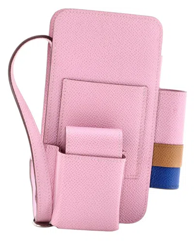 Pre-owned Hermes Hermès Way Phone Case Crossbody Bag Epsom (authentic Pre-loved)