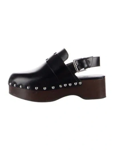 Pre-owned Hermes Hermione H Logo Flats In Brown