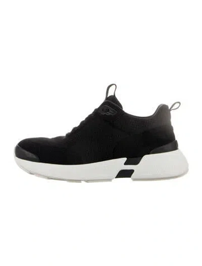 Pre-owned Hermes Heros Athletic Sneakers In Black