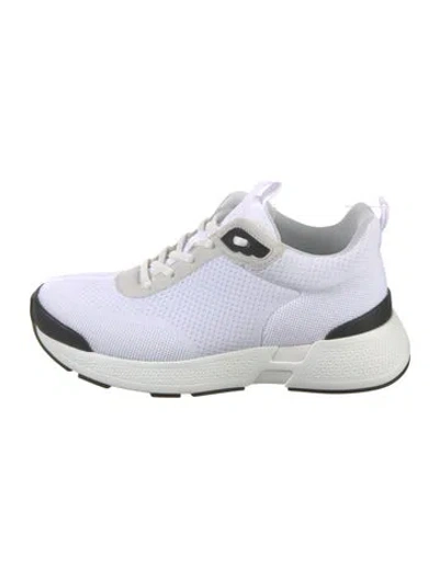 Pre-owned Hermes Heros Athletic Sneakers In White