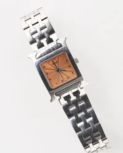Pre-owned Hermes Hermès Heure H 21mm Quartz Watch