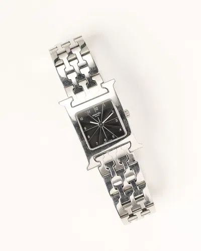 Pre-owned Hermes Hermès Heure H 21mm Ref Hh1.210 Watch