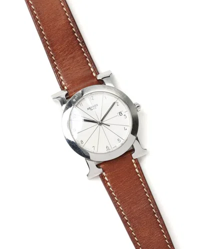 Pre-owned Hermes Hermès Heure H 33mm 2009 Watch In Multi