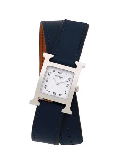Pre-owned Hermes Heure H Double Tour Watch In Multi