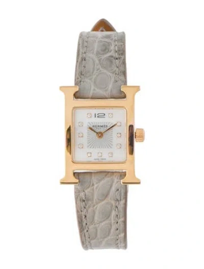Pre-owned Hermes Heure H In Multi