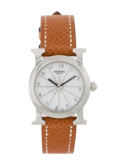 Pre-owned Hermes Heure H Ronde Watch In Multi