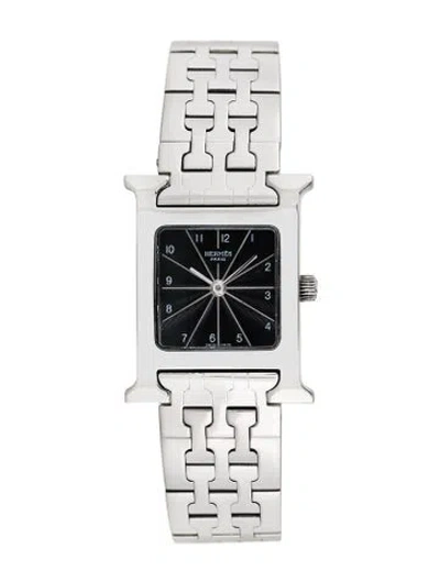 Pre-owned Hermes Heure H Watch, 25mm In Multi