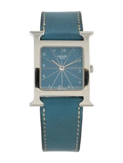 Pre-owned Hermes Heure H Watch, 30mm In Multi