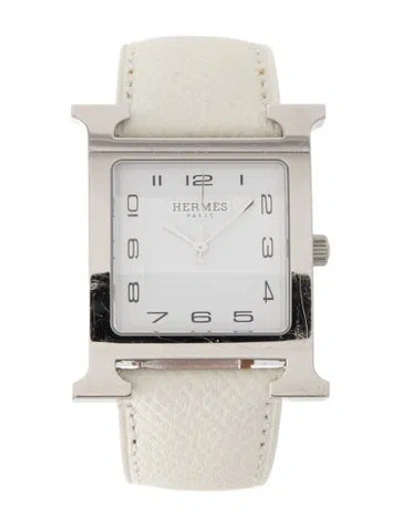 Pre-owned Hermes Heure H Watch In Multi