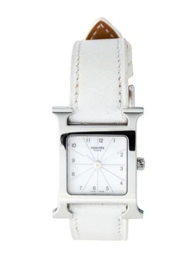 Pre-owned Hermes Heure H Watch In Multi
