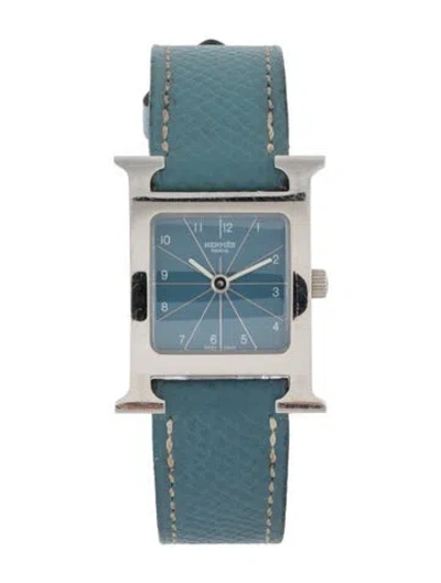Pre-owned Hermes Heure H Watch In Multi