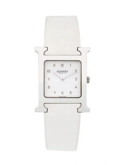 Pre-owned Hermes Heure H Watch In Multi