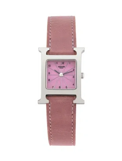 Pre-owned Hermes Heure H Watch In Multi