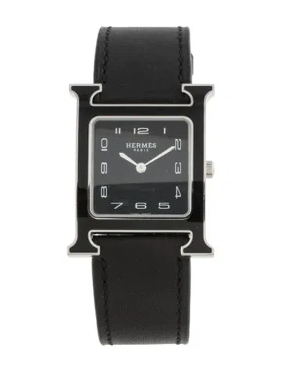 Pre-owned Hermes Heure H Watch In Multi