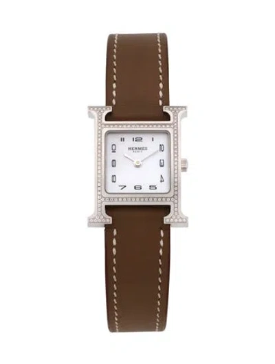 Pre-owned Hermes Heure H Watch In Multi